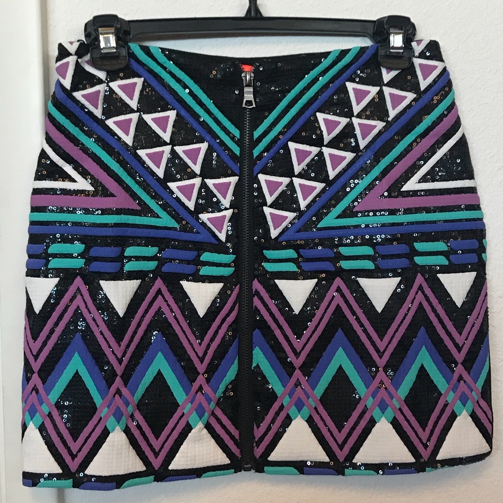 Stunning dimensional skirt